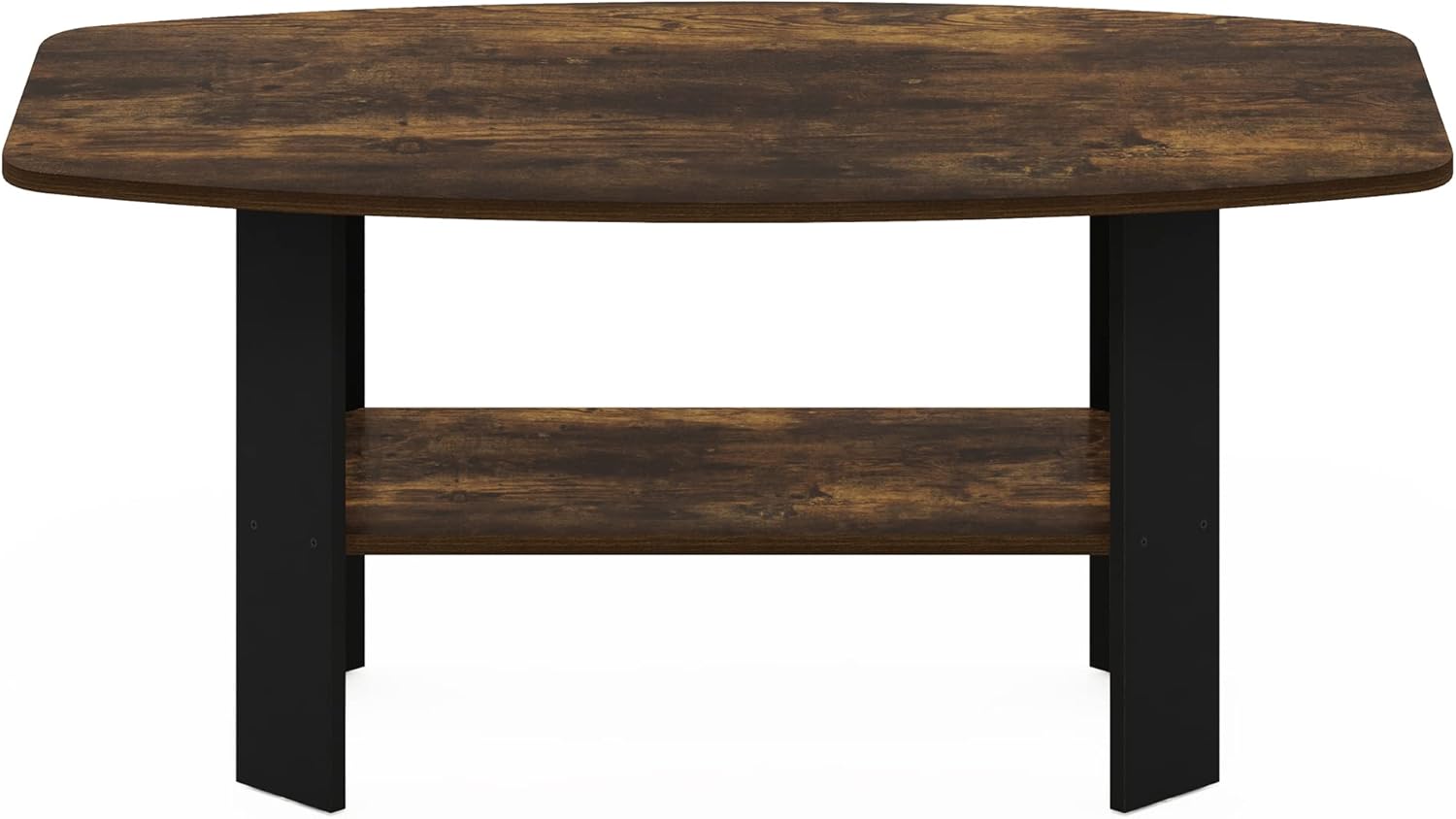 Thumbnail 5 de Furinno Design Semplice Tavolino da caffè in legno ingegnerizzato – Ambra/Nero, 90 x 41 x 55 cm