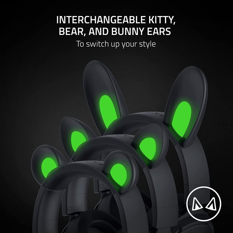 Detalle 2 de Razer Kraken Kitty V2 Pro auriculares gaming 16,8M colores