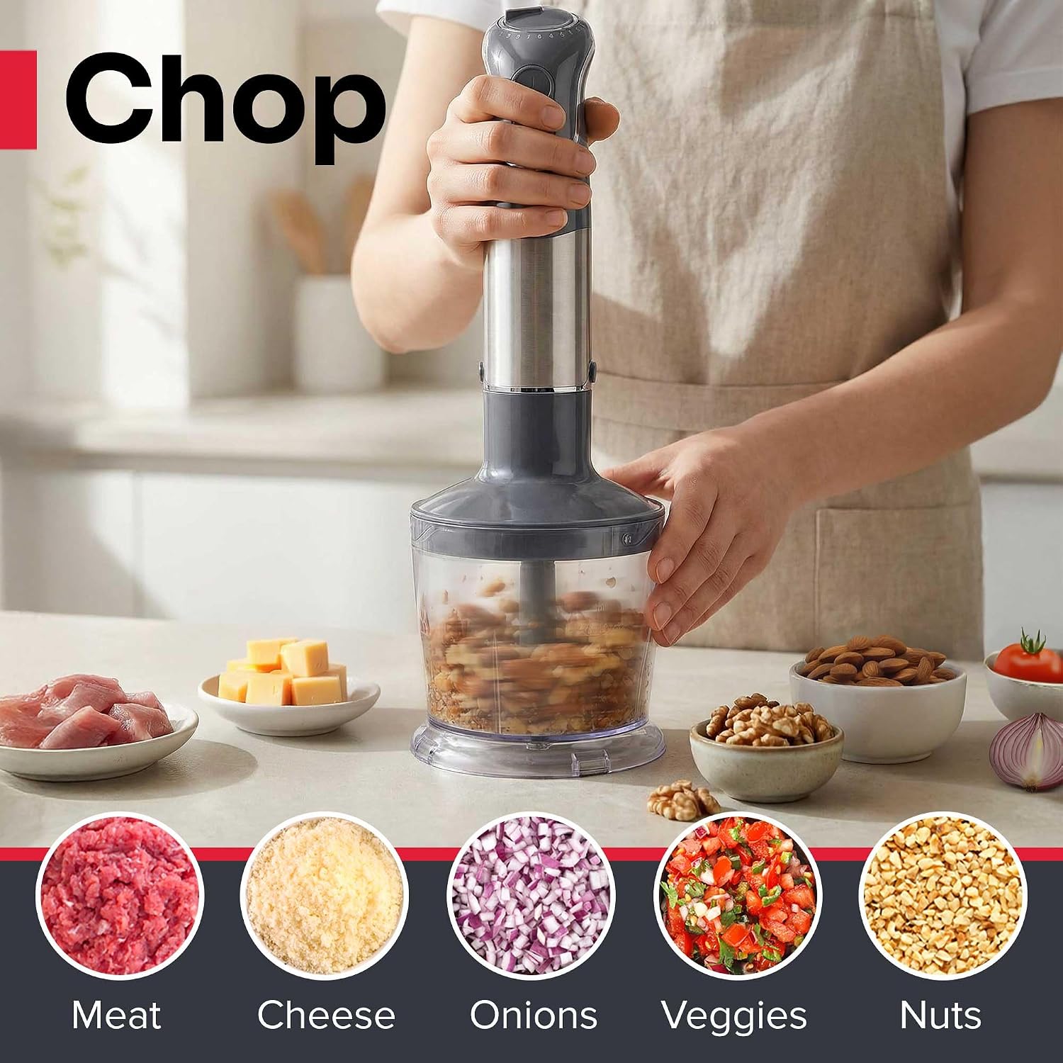 Thumbnail 5 de Mueller Immersion Blender 12-Speed