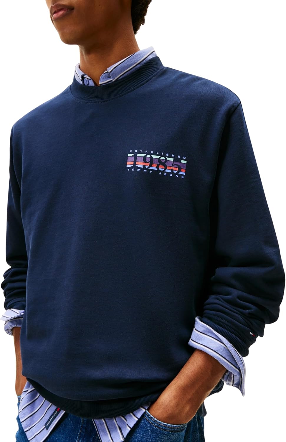 Thumbnail 2 de Tommy Jeans TJM Reg Entry DNA Play Crew Ext DM0DM22377 – Felpa unisex, sostenibile