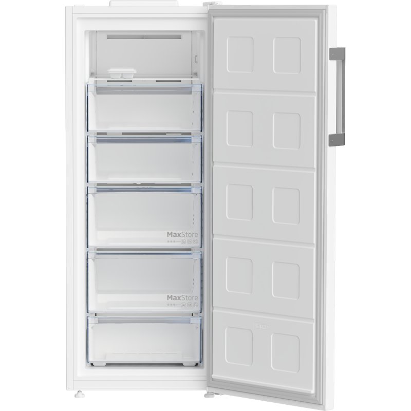 Detalle 2 de Beko B3RFNE274W Congelador vertical 220 L blanco