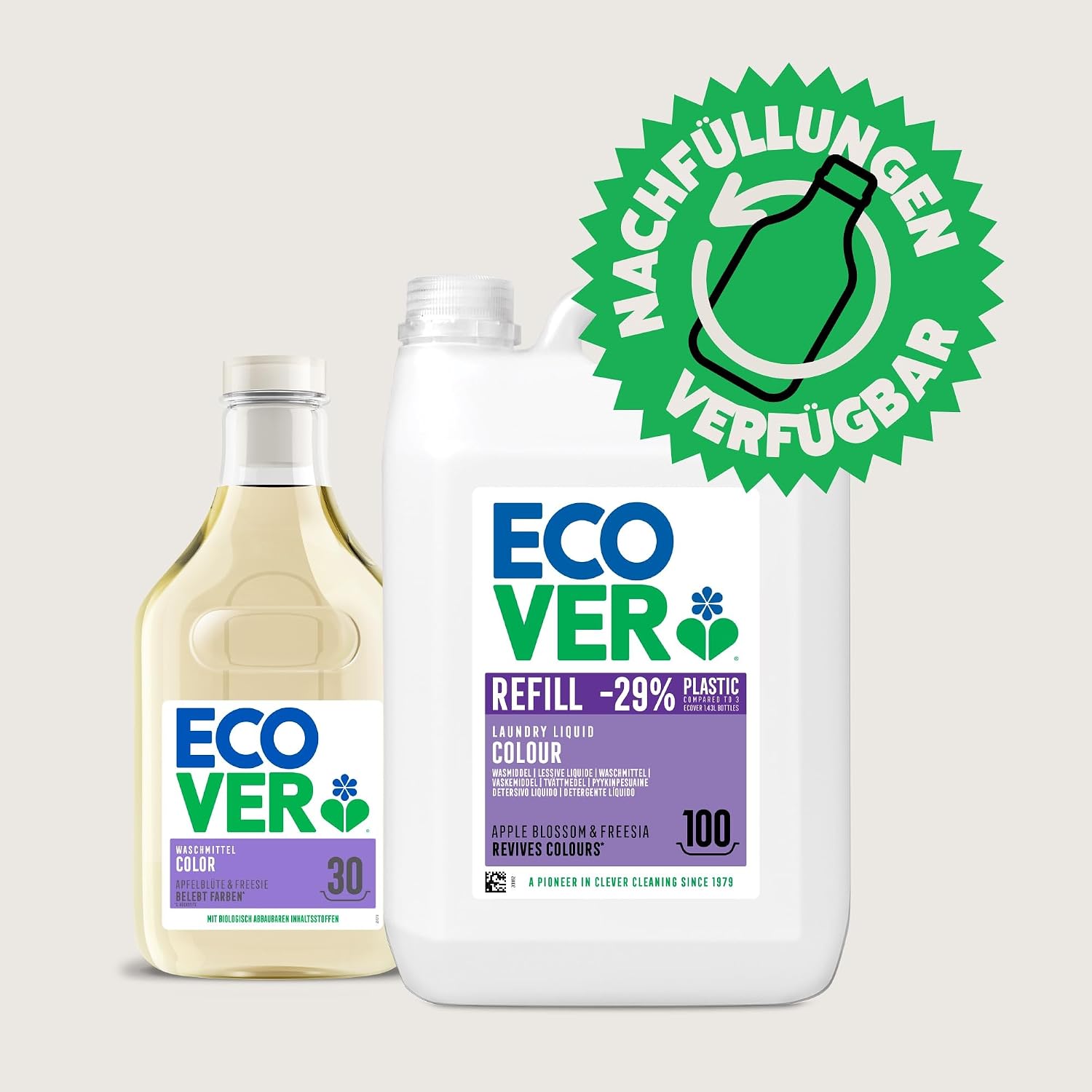 Detalle 2 de Ecover Waschmittel Color 5 l Nachfüllpack