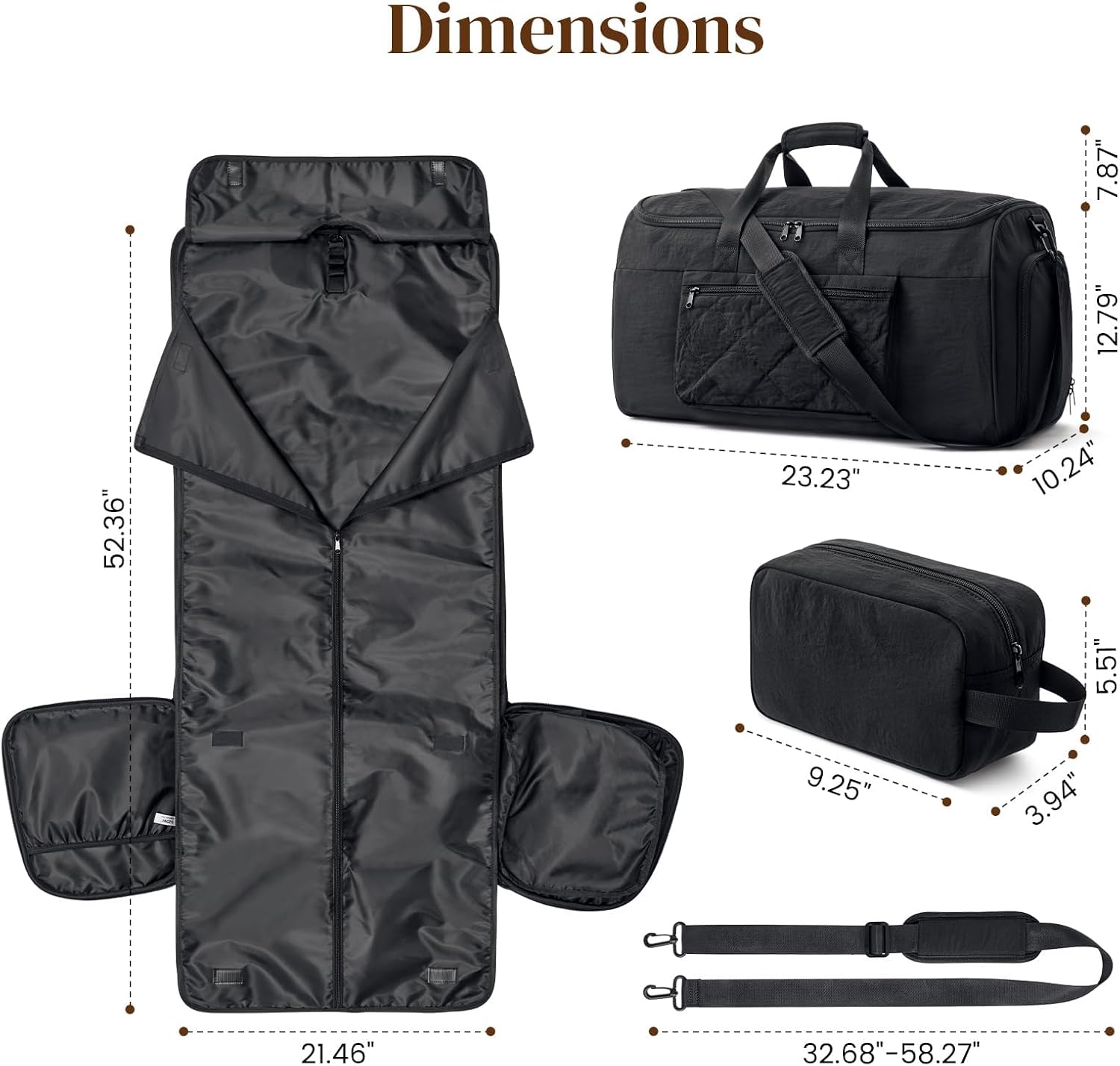Thumbnail 6 de S-ZONE 50L Bolsa para Ropa convertible 50L