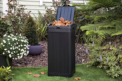 Thumbnail 9 de Keter Baltimore 🗑️ Cubo de basura exterior de 38 gal