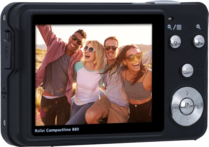 Detalle de Rollei Compactline 880 – kompakte Alltagskamera mit Autofokus und Full HD-Video