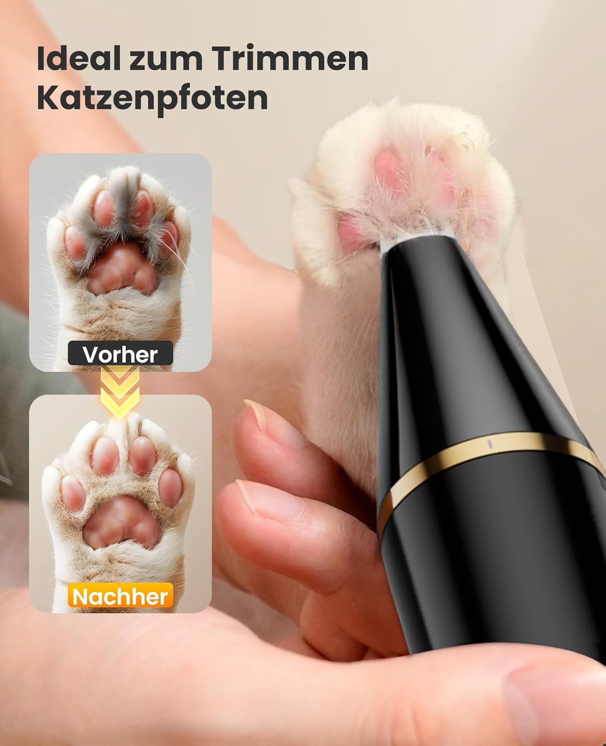 Thumbnail 1 de oneisall Paw Trim Pro Pfotentrimmer 2,54 cm ✂