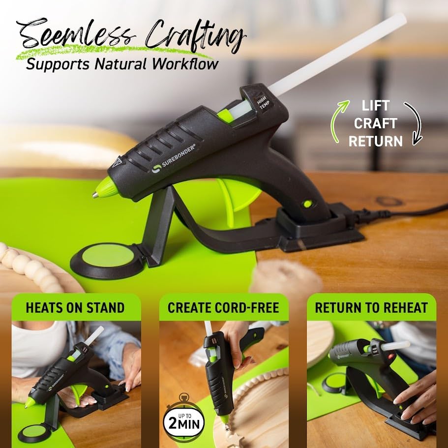 Thumbnail 3 de Surebonder CL-800F Cordless High-Temp Glue Gun (60W) — Full Size, 380°F, 50% More Power