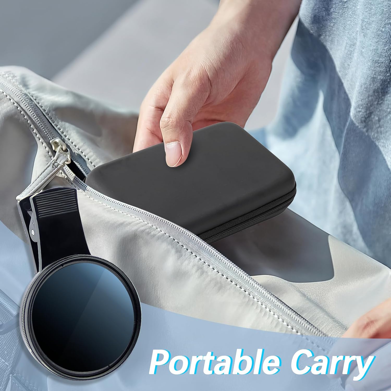 Thumbnail 6 de 67mm CPL Polarisationsfilter für Smartphone