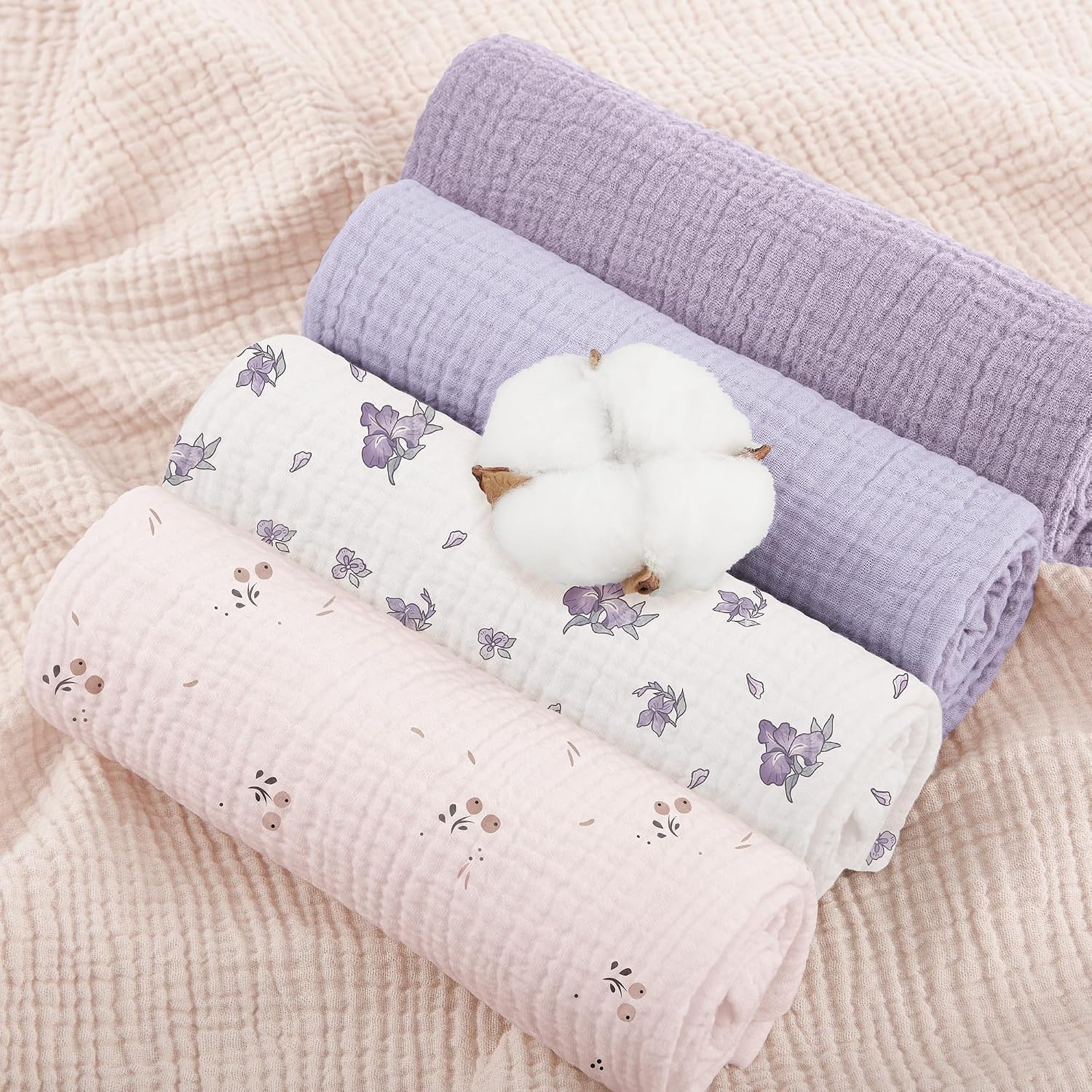 Thumbnail 1 de Susurration Muslin Cloths 60 x 60 cm 8 Pack