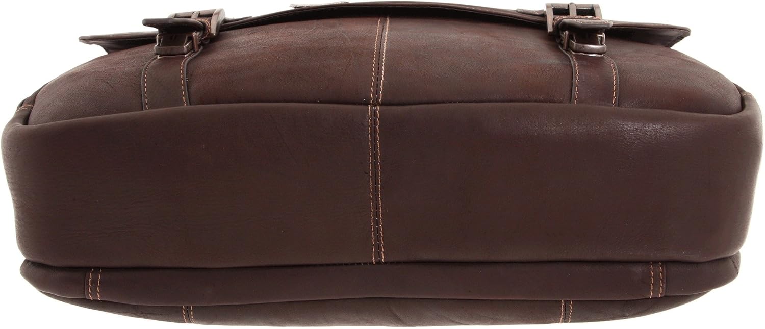 Thumbnail 1 de Kenneth Cole REACTION Show Business 16" Colombian Leather Laptop Portfolio Messenger Bag