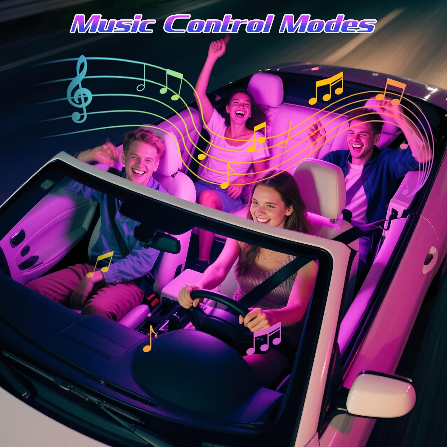Thumbnail 4 de Winzwon Led Lights for Car APP Control 1m