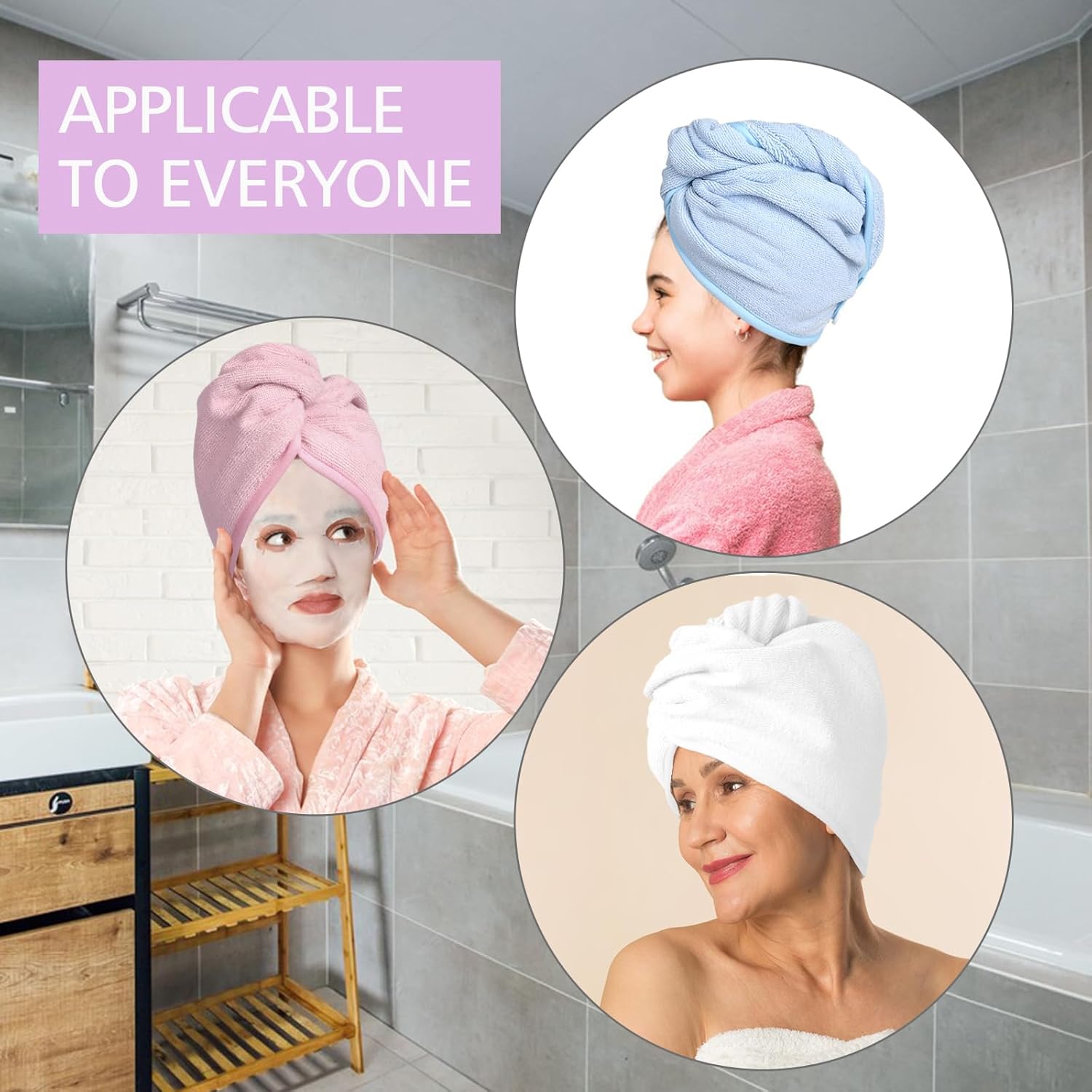 Thumbnail 5 de Microfiber Hair Towel 10x26 🧖♀