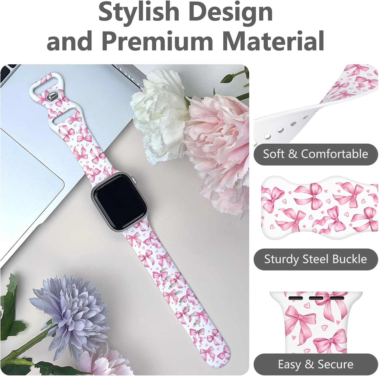 Detalle de Vieeki Apple Watch Band, 40mm–49mm