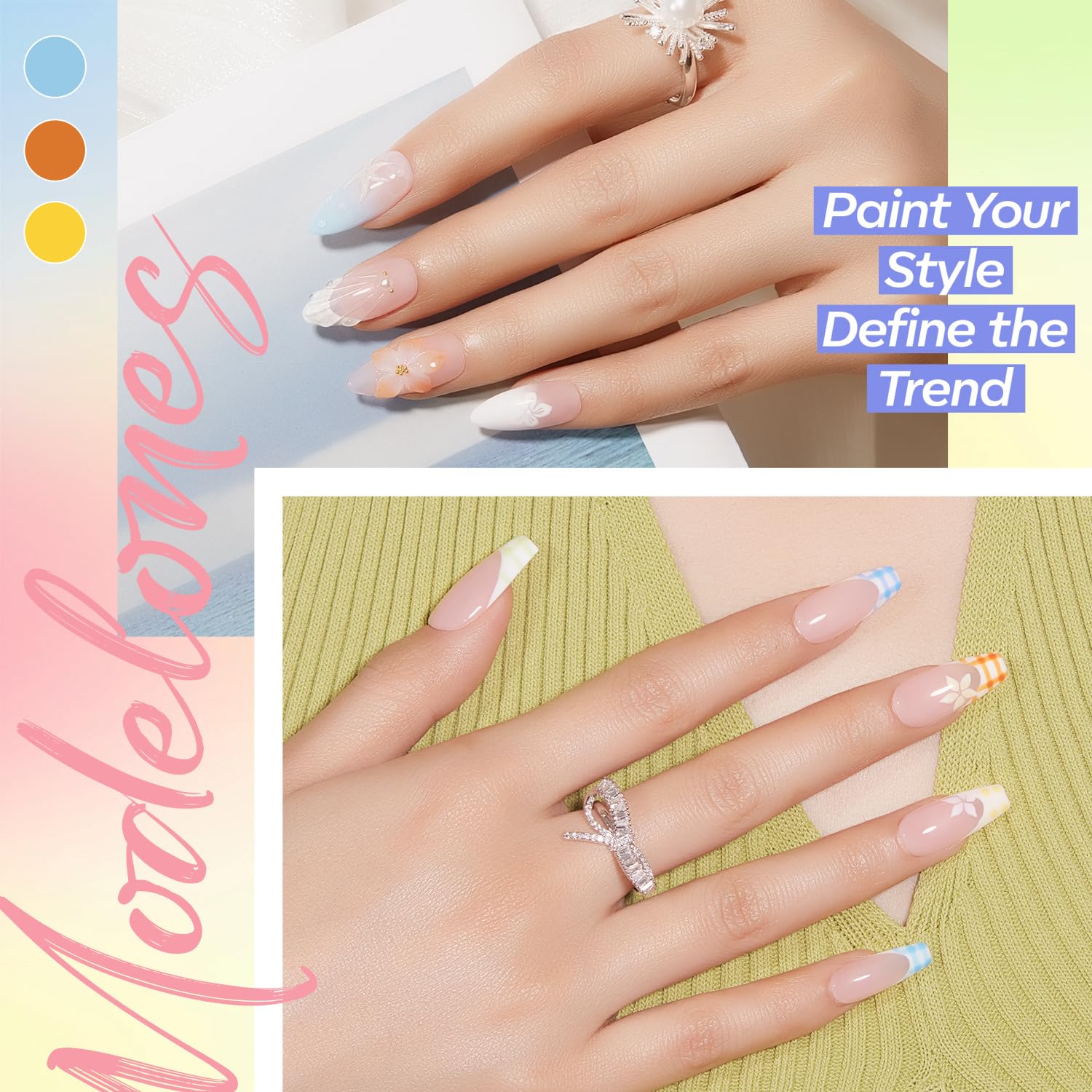 Detalle de Modelones Gel Nail Polish Set 28 Colors