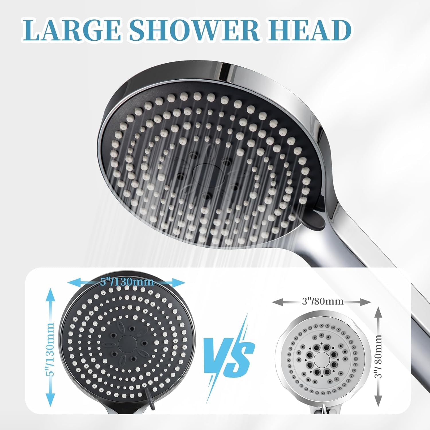 Detalle de OFFO Shower Head 1.5m hose, 6 modes