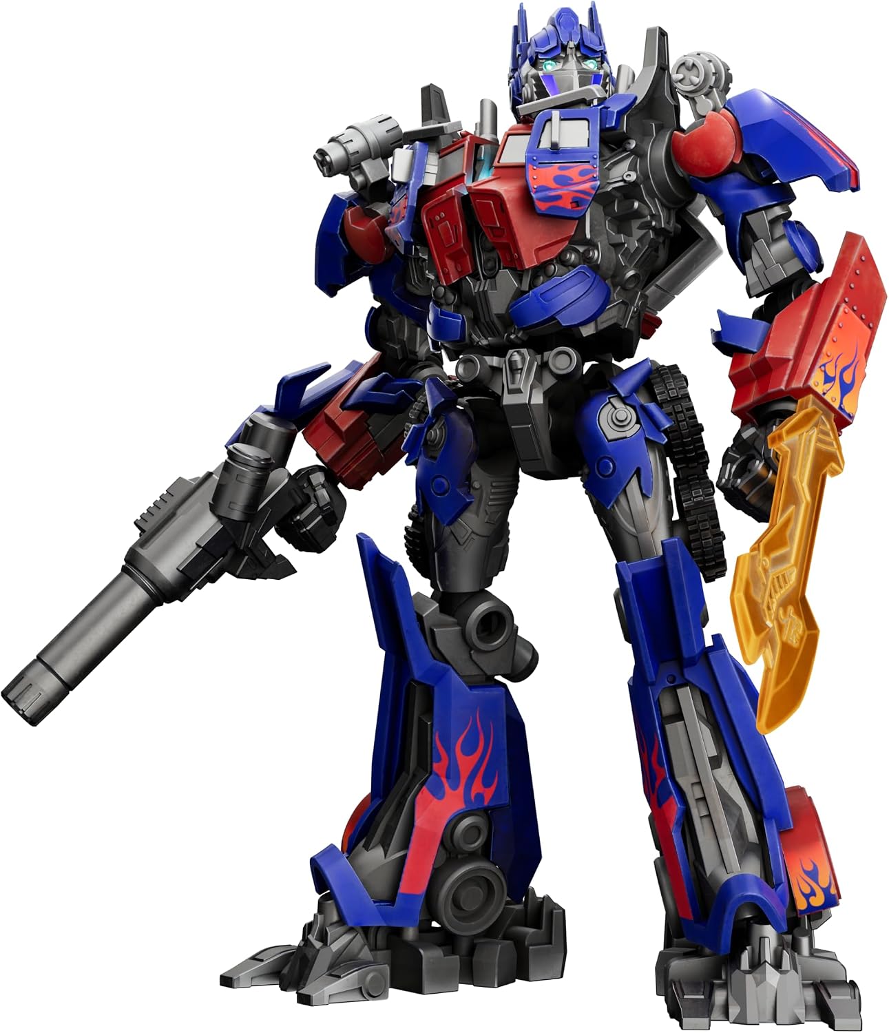 Detalle 2 de BLOKEES Transformers Classic Class 09 Optimus Prime bouwfiguur (2007) met LED-ogen