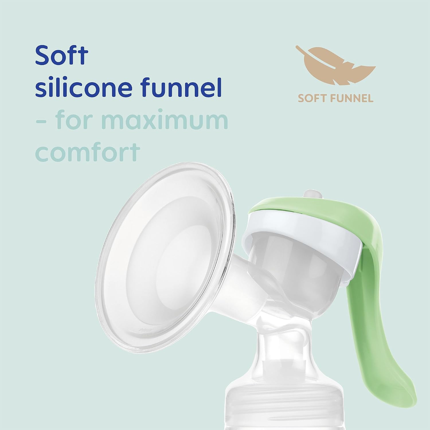 Thumbnail 1 de MAM Manual Breast Pump with One Size Funnel – Quiet, Comfortable Expressing