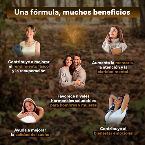 Detalle de Ashwagandha KSM-66 💊 Pura con Pimienta Negra - 120 Cápsulas