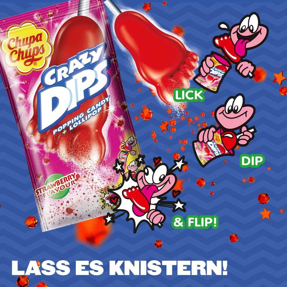 Detalle de Chupa Chups Teenager Süßigkeiten Mix – 100-teiliges Sortiment (1000 g) für Feiern