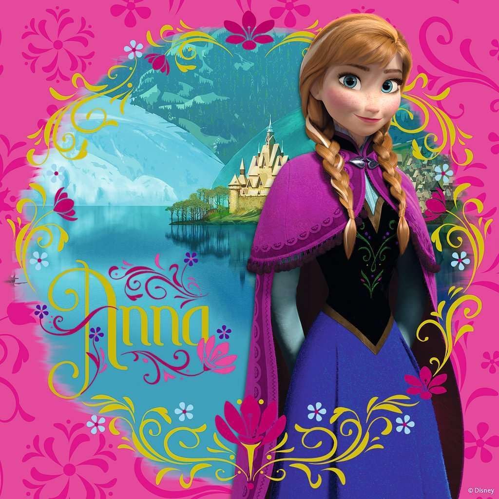 Detalle 1 de Ravensburger Kinderpuzzle 09269 „Elsa, Anna & Olaf“ – Disney Frozen, 3x49 Teile für Kinder ab 5 Jahren