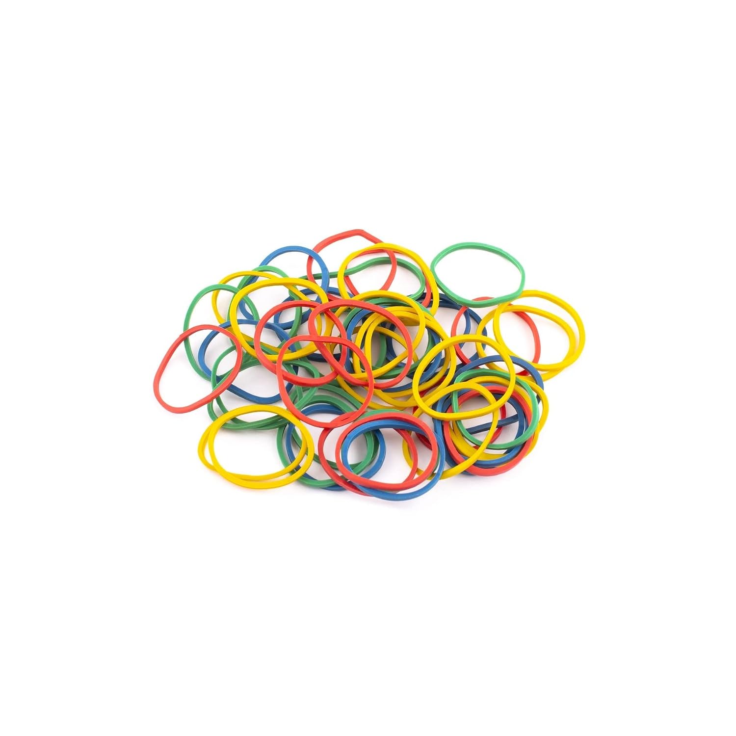 Detalle 2 de D.RECT gummiband, 100 g med cirka 360 stycken i blandade färger