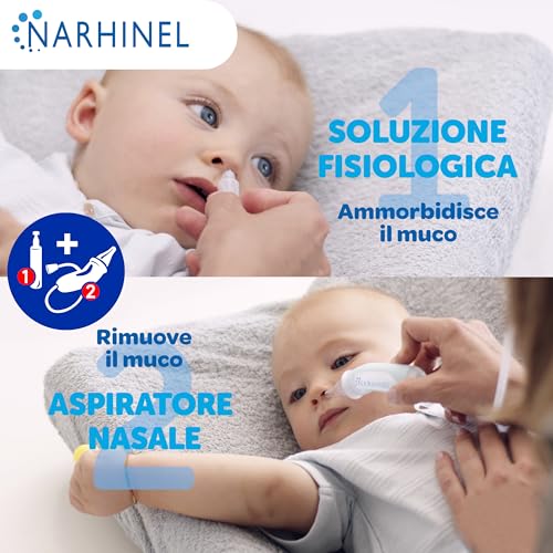Thumbnail 5 de Narhinel Soluzione Fisiologica Salina Isotonica – Lavaggi Nasali, 120 Flaconi da 5 ml