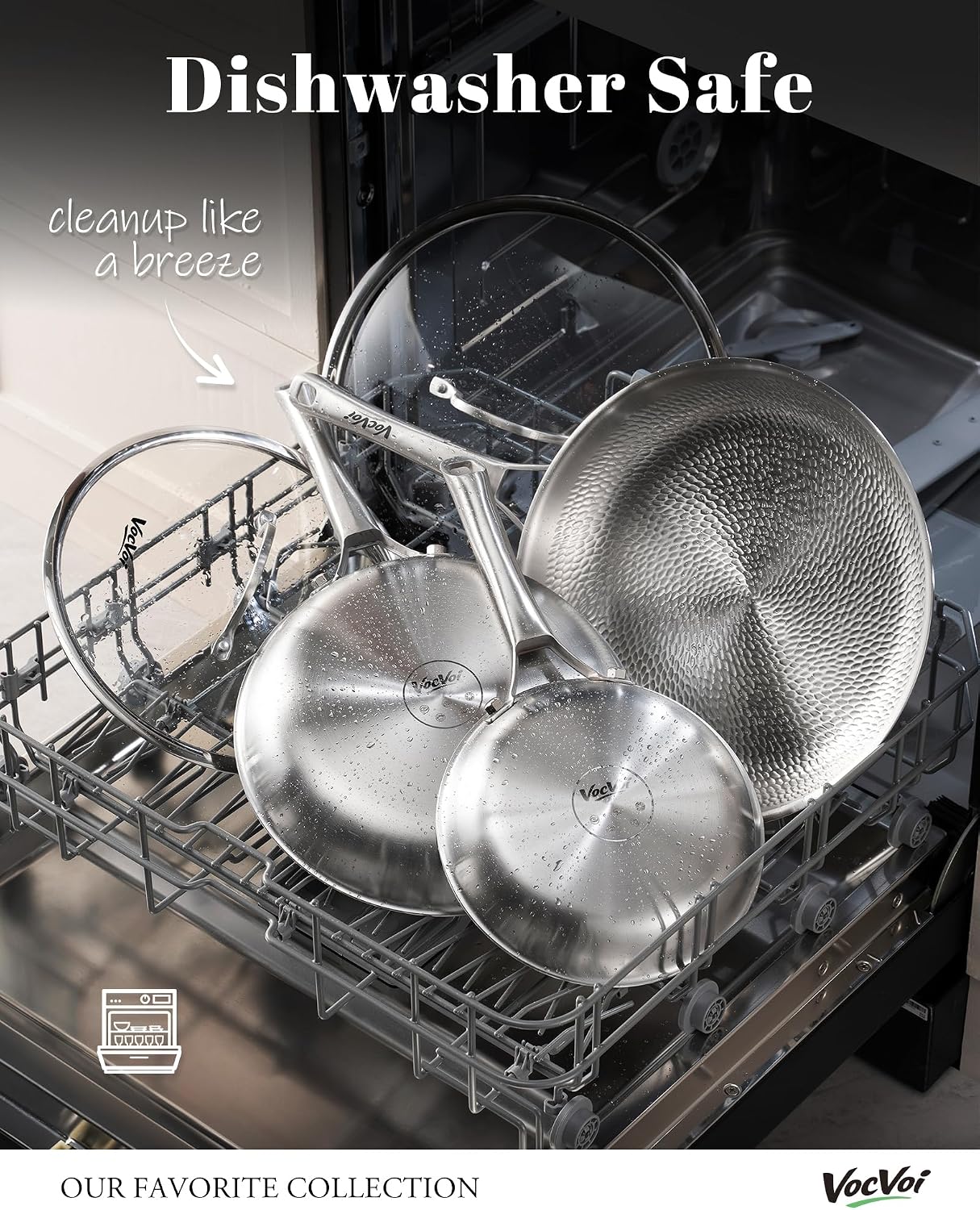 Detalle 2 de Titanium Frying Pan Set, 8-Inch