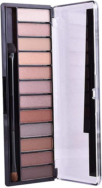 Detalle de Rimmel London Palette Ombretti Magnifeyes 2 Tonalità Nude – 12 ombretti, finish satinato e perlato