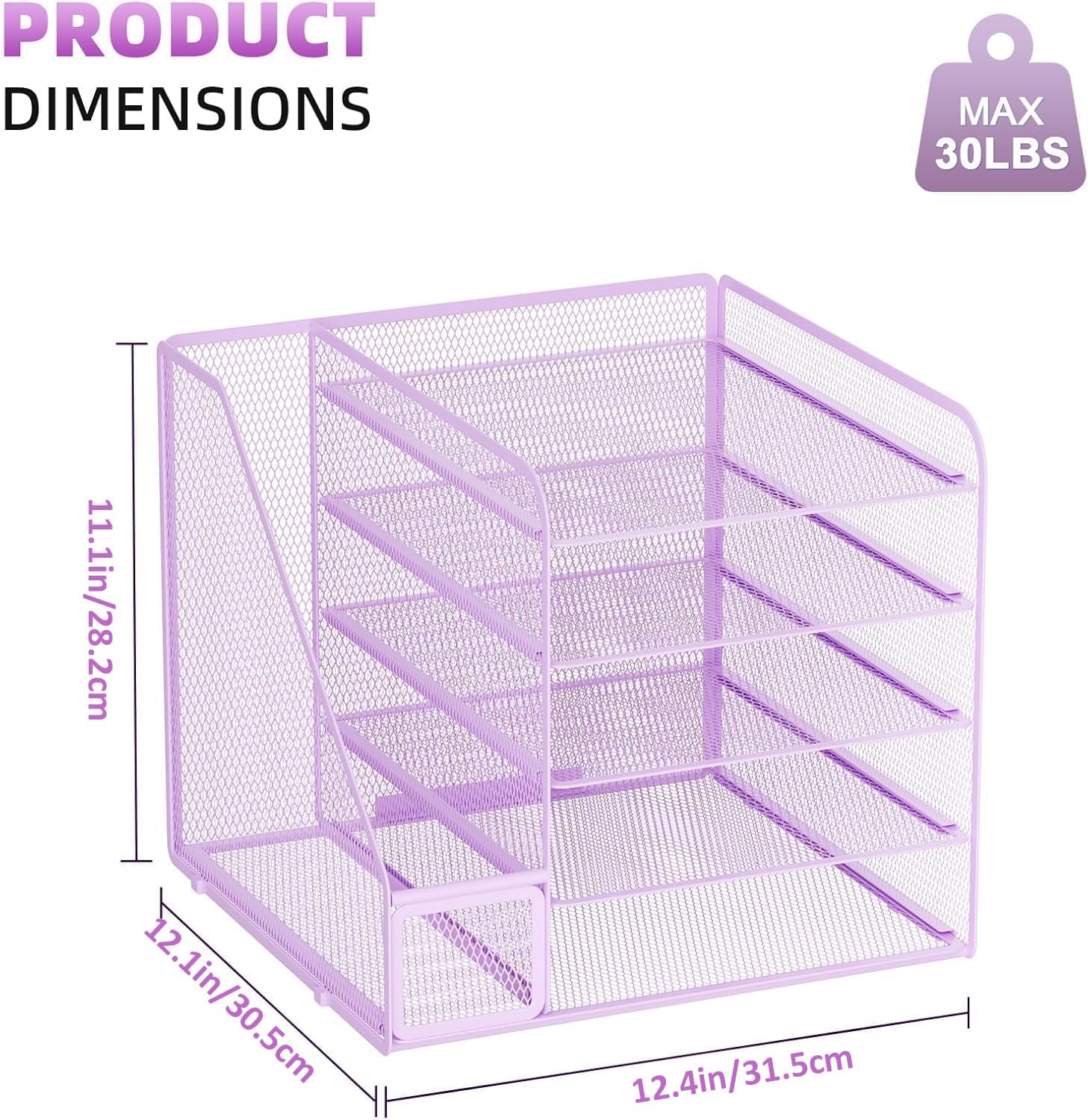 Thumbnail 5 de Marbrasse Schreibtisch Organizer 5 Ebenen 🗂