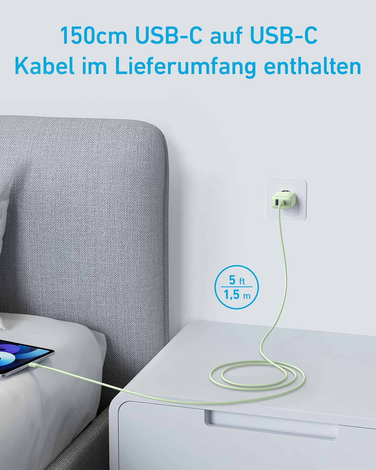 Detalle de Anker 20W USB‑C Ladegerät für iPhone 17