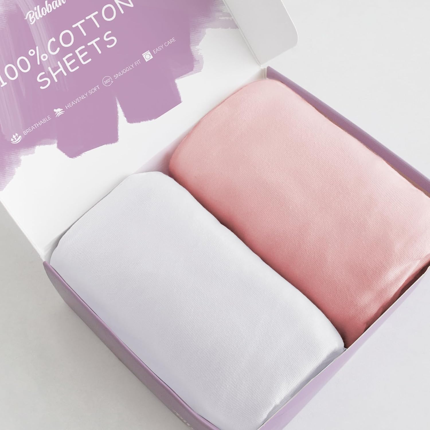 Thumbnail 6 de 100% Cotton Crib Sheets Fitted