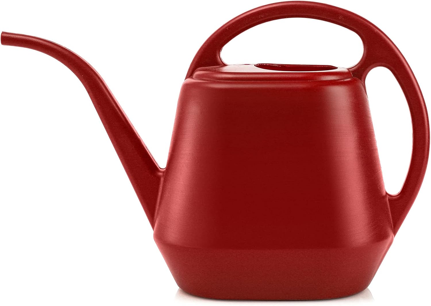 Detalle de Fasmov Plastic Watering Can, 1-Gallon, Burnt Red with Long Spout