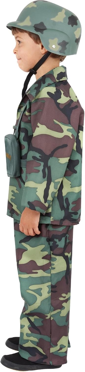 Detalle 2 de SMIFFYS Costume ragazzo soldato 4-6 anni ðŸŽ