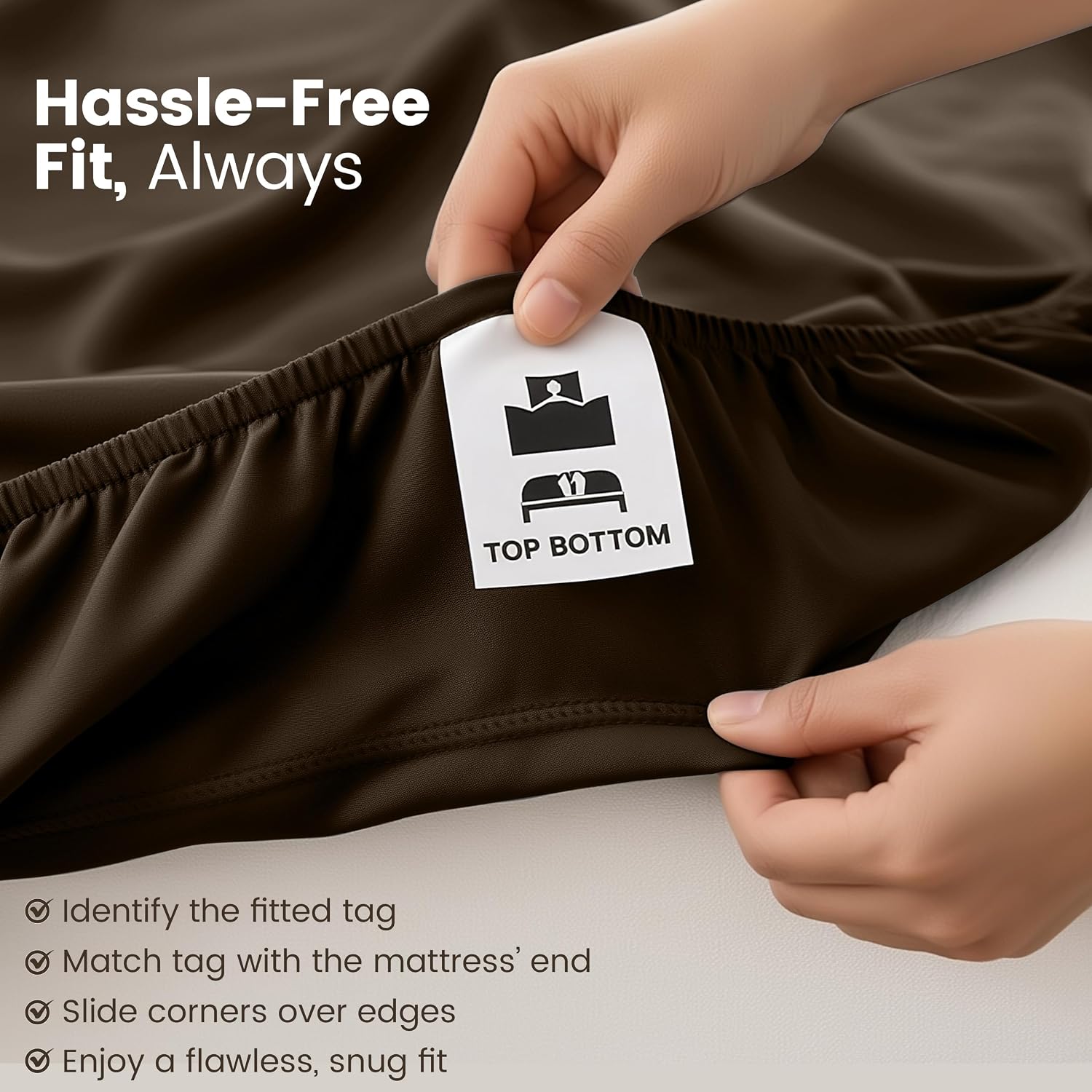 Thumbnail 4 de Utopia Bedding Fitted Sheet Super King 14 inch