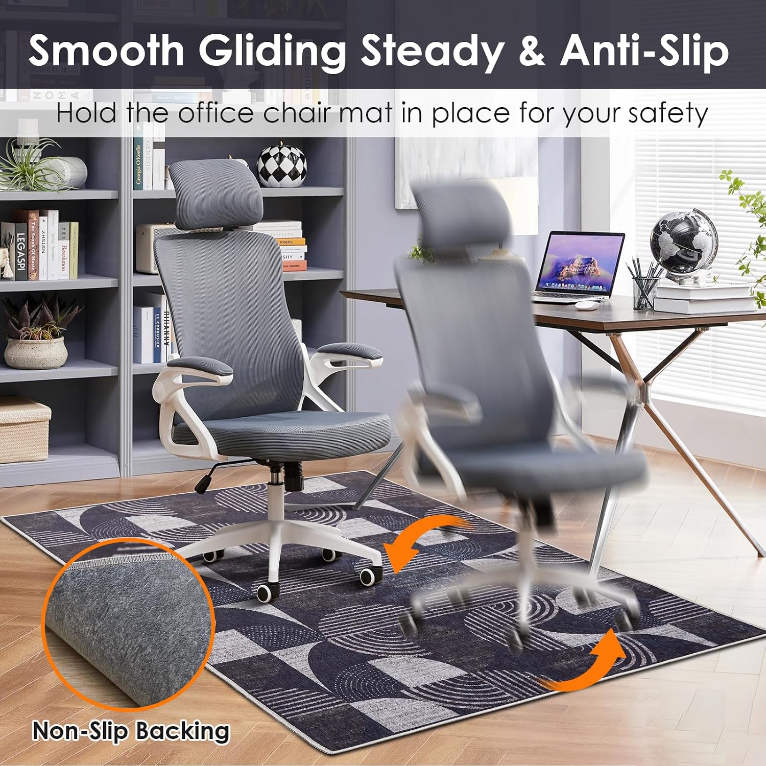 Detalle 1 de Office Chair Mat 36×48 for Hardwood Floors 📐