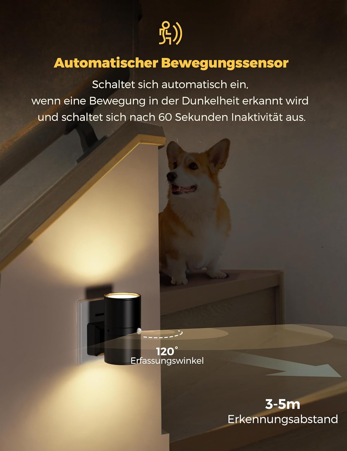 Thumbnail 2 de LOHAS-LED Nachtlicht 1 Stück mit Bewegungsmelder