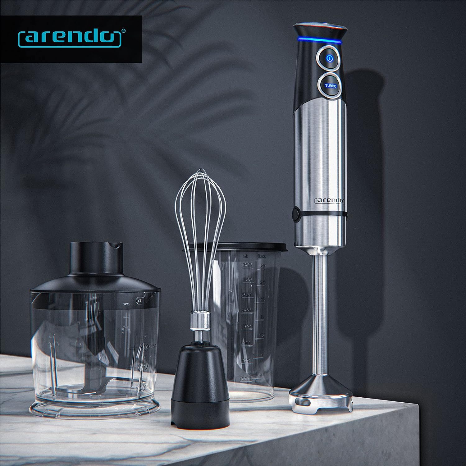 Thumbnail 5 de Arendo Stabmixer Edelstahl 1500 W Set