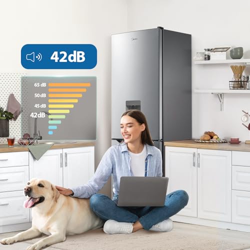 Detalle 2 de Midea MDRB424FGE02IW 310L - Frigorifero Combinato a Libera Installazione, Total No Frost e MultiFlow