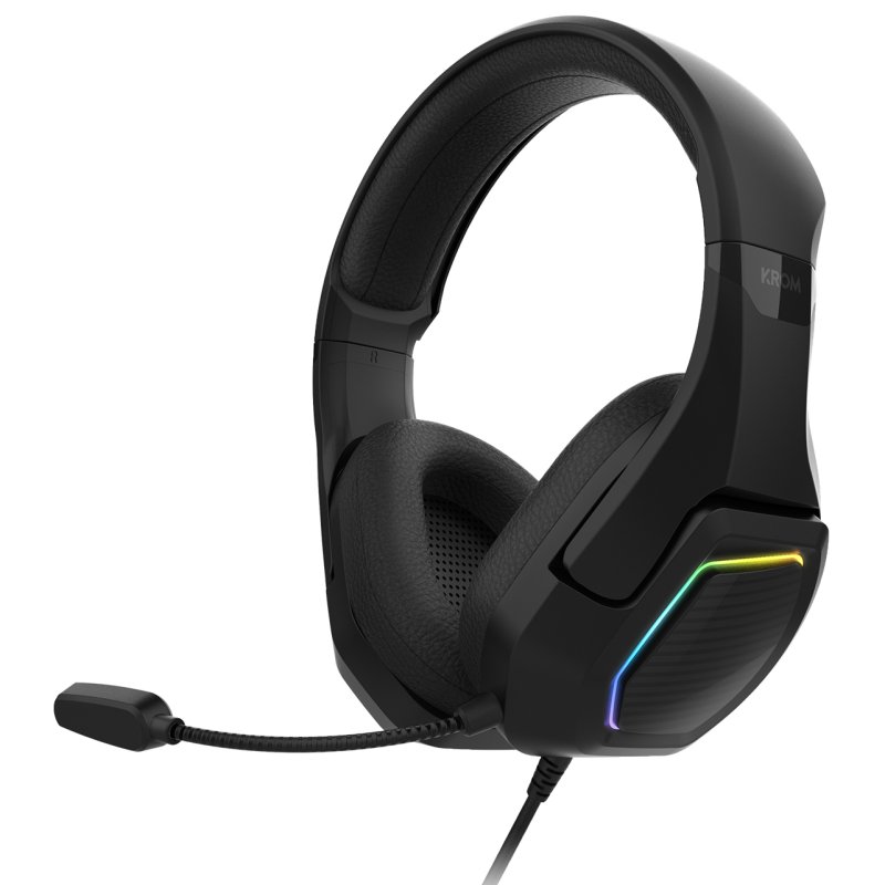 Thumbnail 3 de Krom Kopa 7.1 RGB: Auriculares Gaming USB Multiplataforma 7.1 Virtual (Negros)
