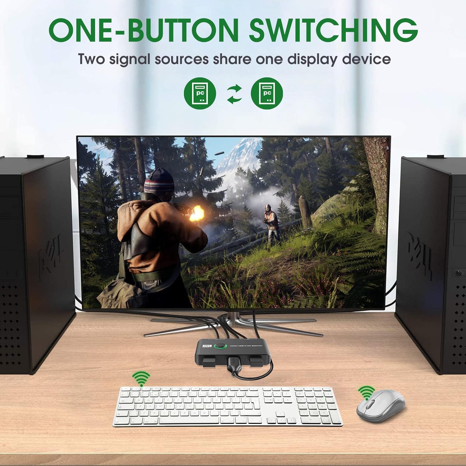 Thumbnail 3 de Rybozen KVM Switch HDMI 4K