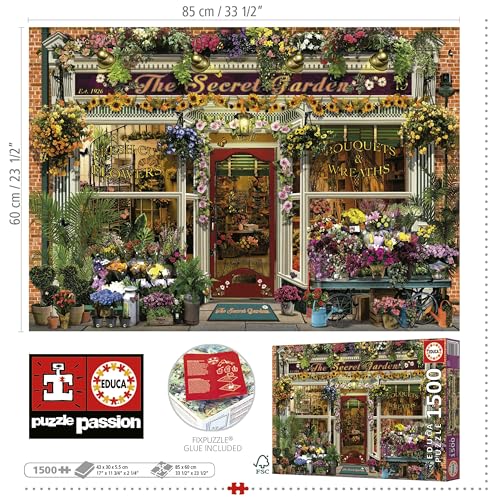 Thumbnail 2 de Educa The Secret Garden 🧩 Puzzle 1500 Piezas, Medidas 85x60 cm