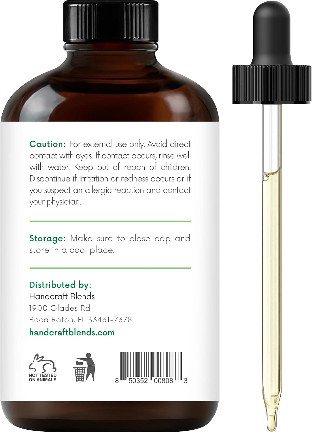 Detalle de Handcraft Blends UK-HB-Rosemary-118 Rosemary Essential Oil, 118 ml