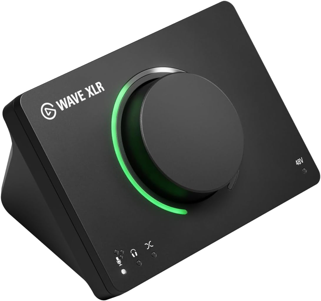 Detalle de Elgato Wave XLR MK.2 XLRマイク用USBオーディオインターフェイス、80dBゲイン・DSPエフェクト搭載