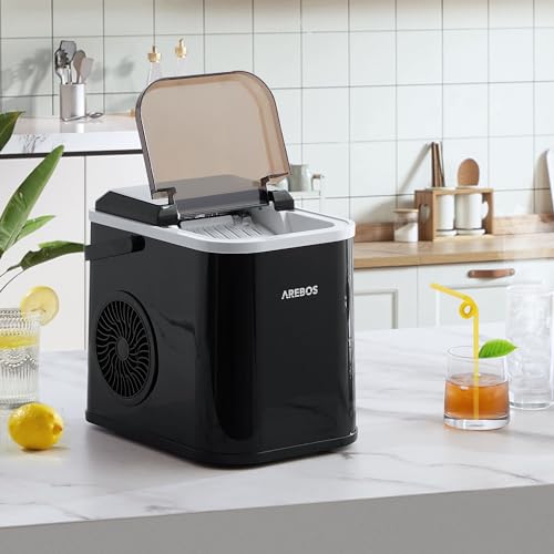 Detalle de Arebos Eiswürfelmaschine 12 kg/24h – kompakt, leise und selbstreinigend