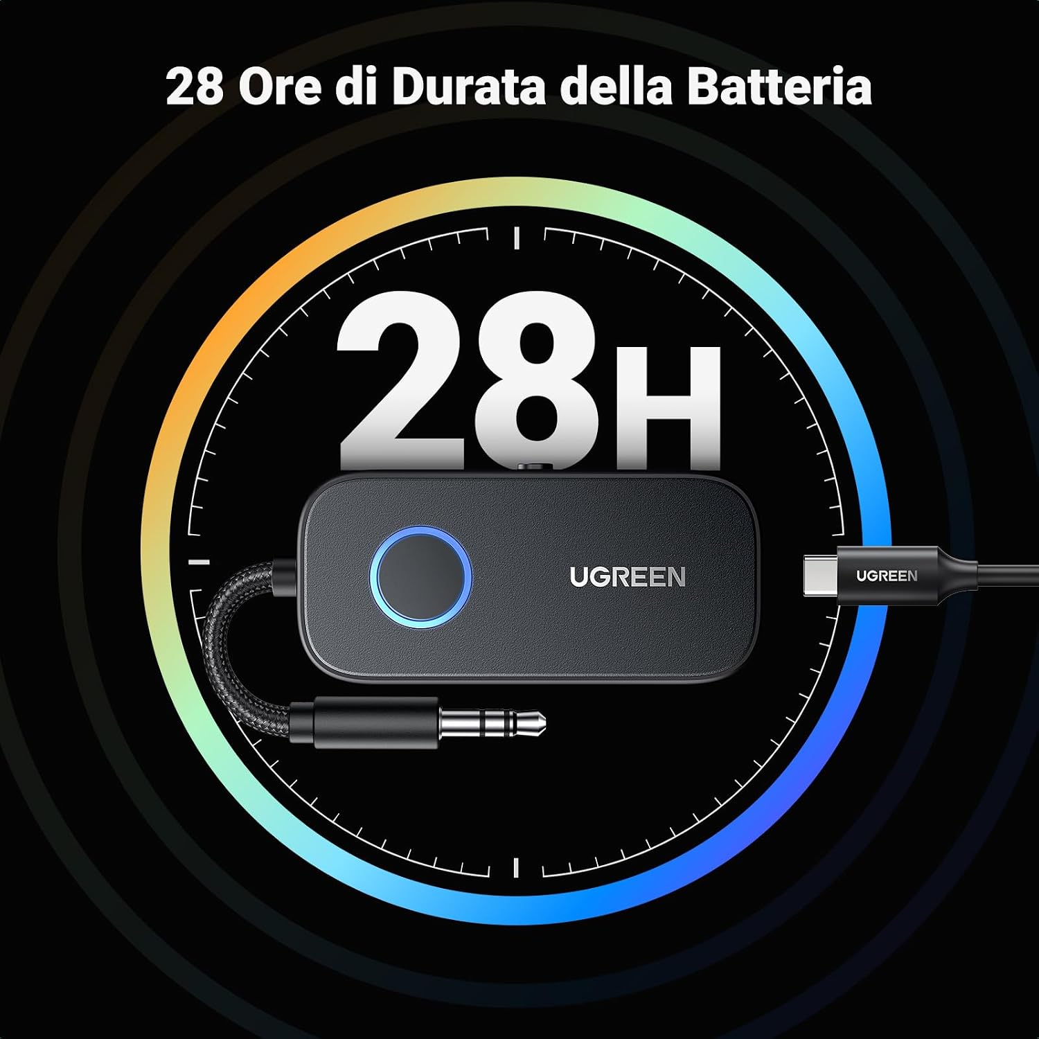 Thumbnail 6 de UGREEN aptX Adattatore Bluetooth Aereo 2 in 1