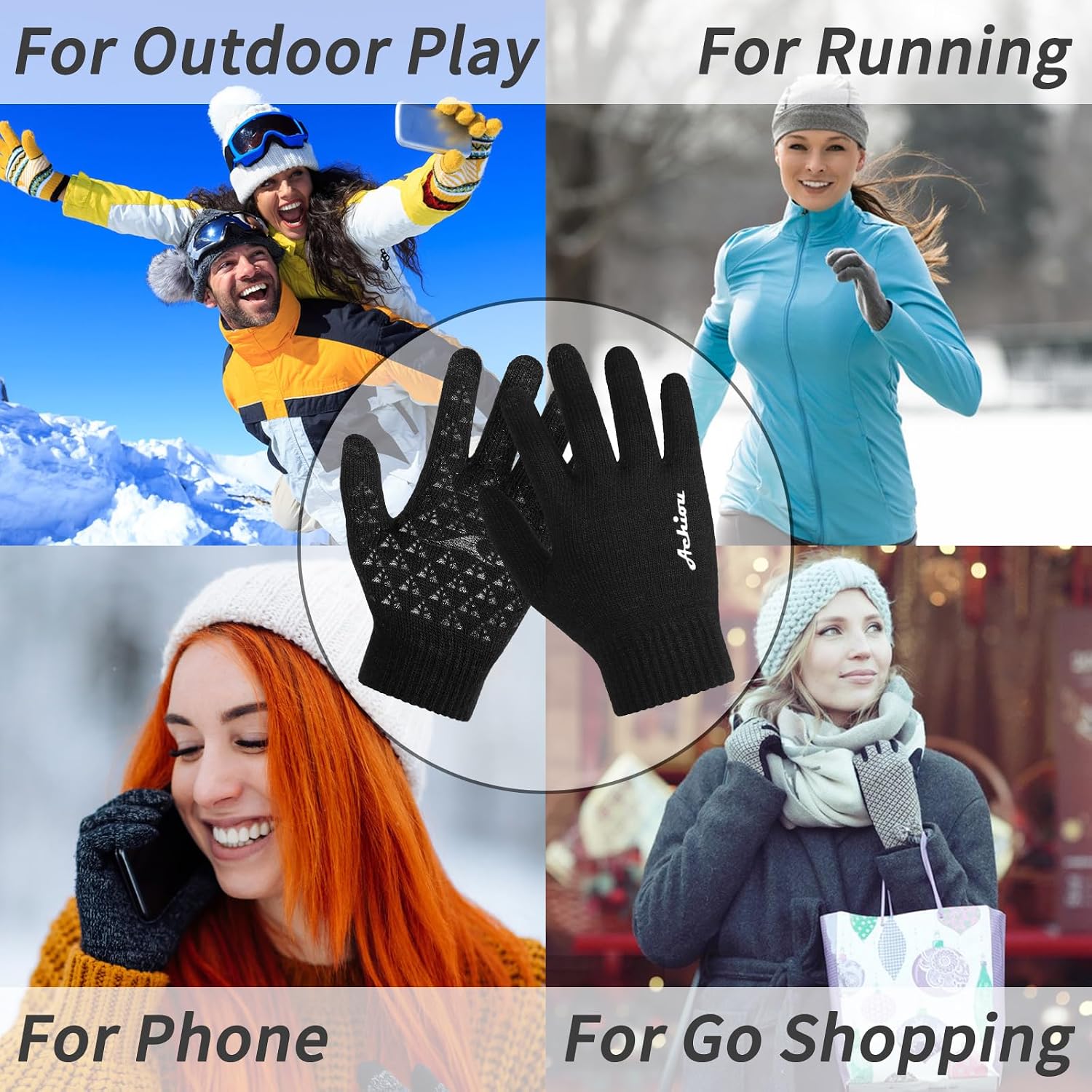 Thumbnail 5 de Achiou Touchscreen Winter Gloves