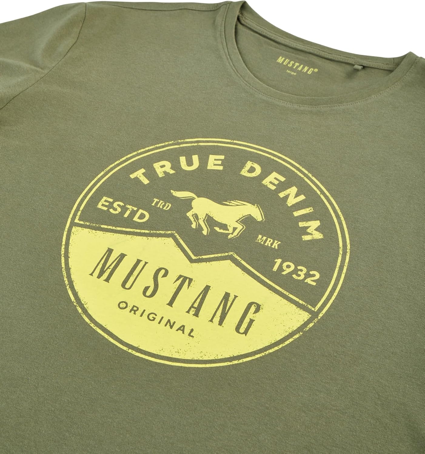 Thumbnail 6 de MUSTANG T-Shirt Herren Baumwolle Regular Fit – 4er Pack, Rundhals, Kurzarm