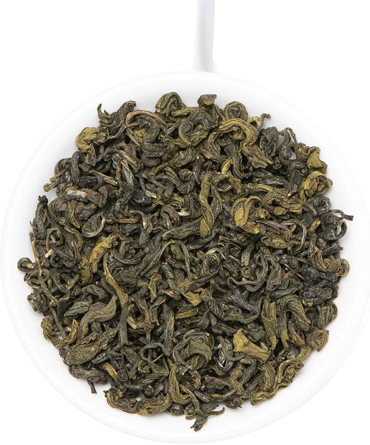Detalle de VAHDAM Earl Grey con Tè Verde agli Agrumi (100 g) – Tè Verde in Foglie al Bergamotto, confezione sottovuoto