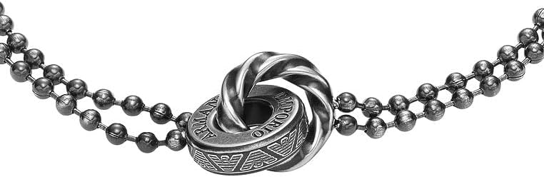 Thumbnail 1 de Emporio Armani Bracciale uomo acciaio inox moschettone
