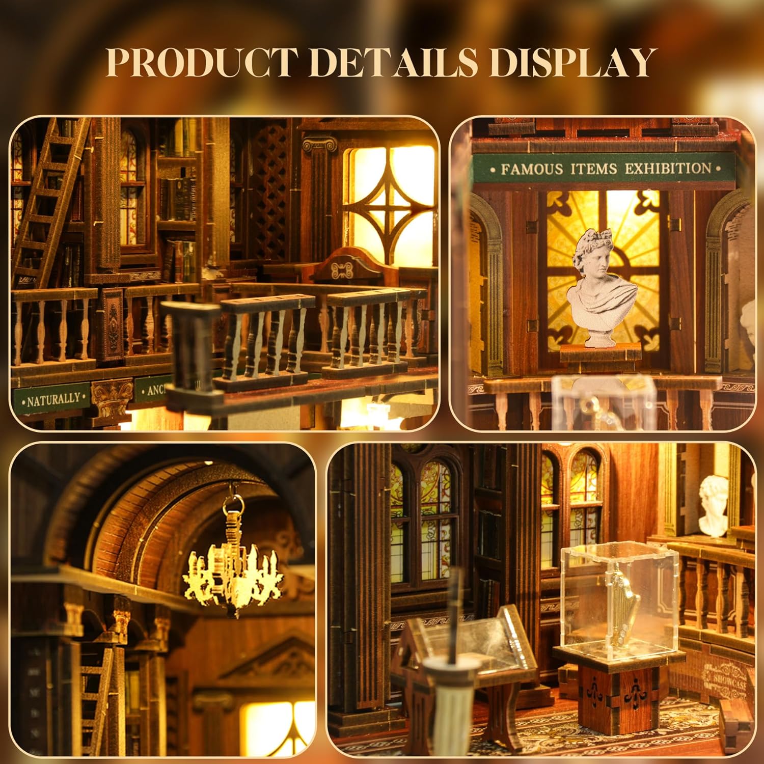 Thumbnail 5 de LUMYCE DIY Book Nook Kit Casas Miniatura